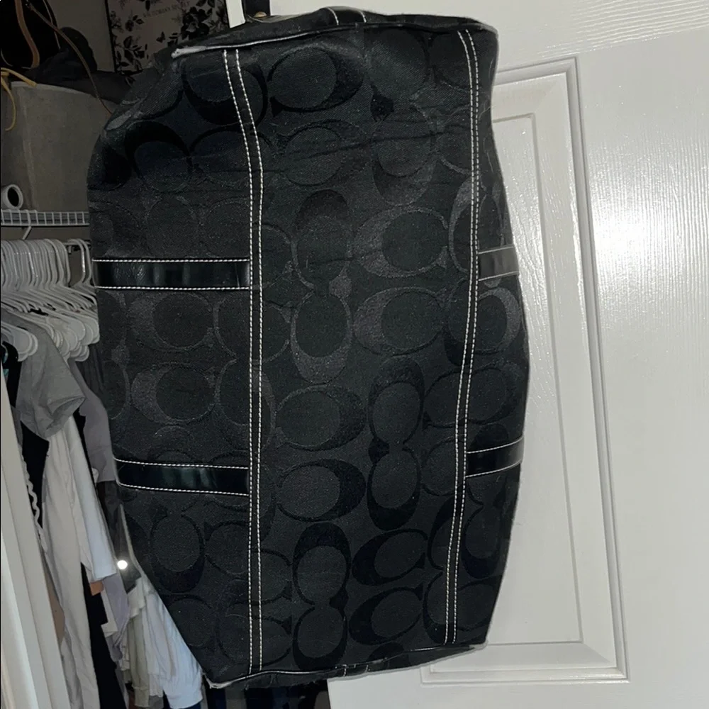 Coach Black Signature Tote Bag - Picture 3 of 3